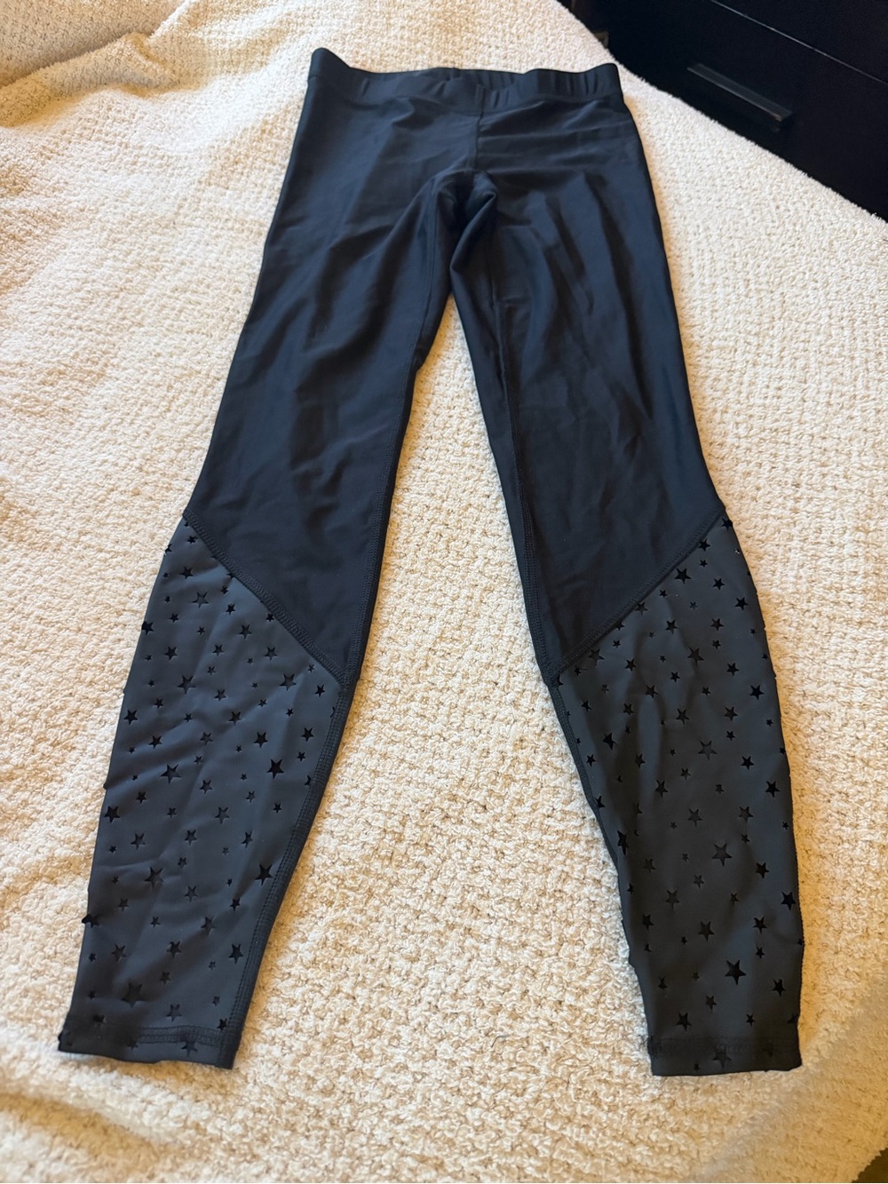 TEREZ Black Star Leggings XSmall $175.00